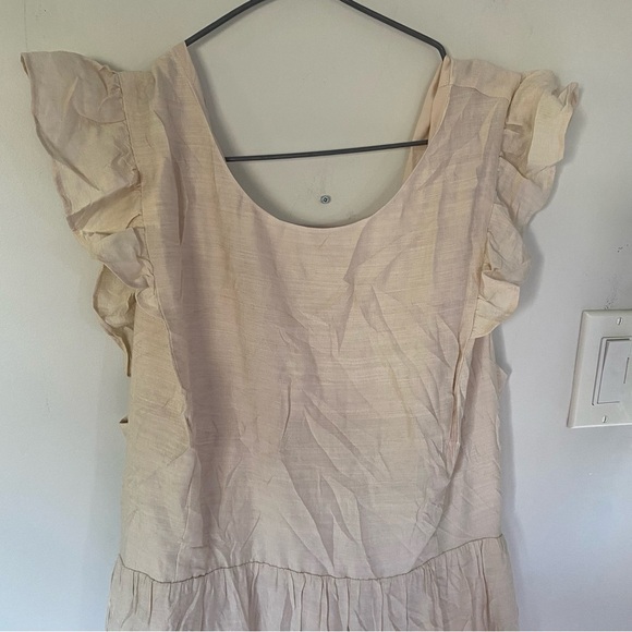 Express Tiered Ruffle Cutout Back Maxi Dress Size XL NWT Feminine - Picture 5 of 15